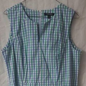 Summer ready Gingham print Fit 'n' Flare Dress